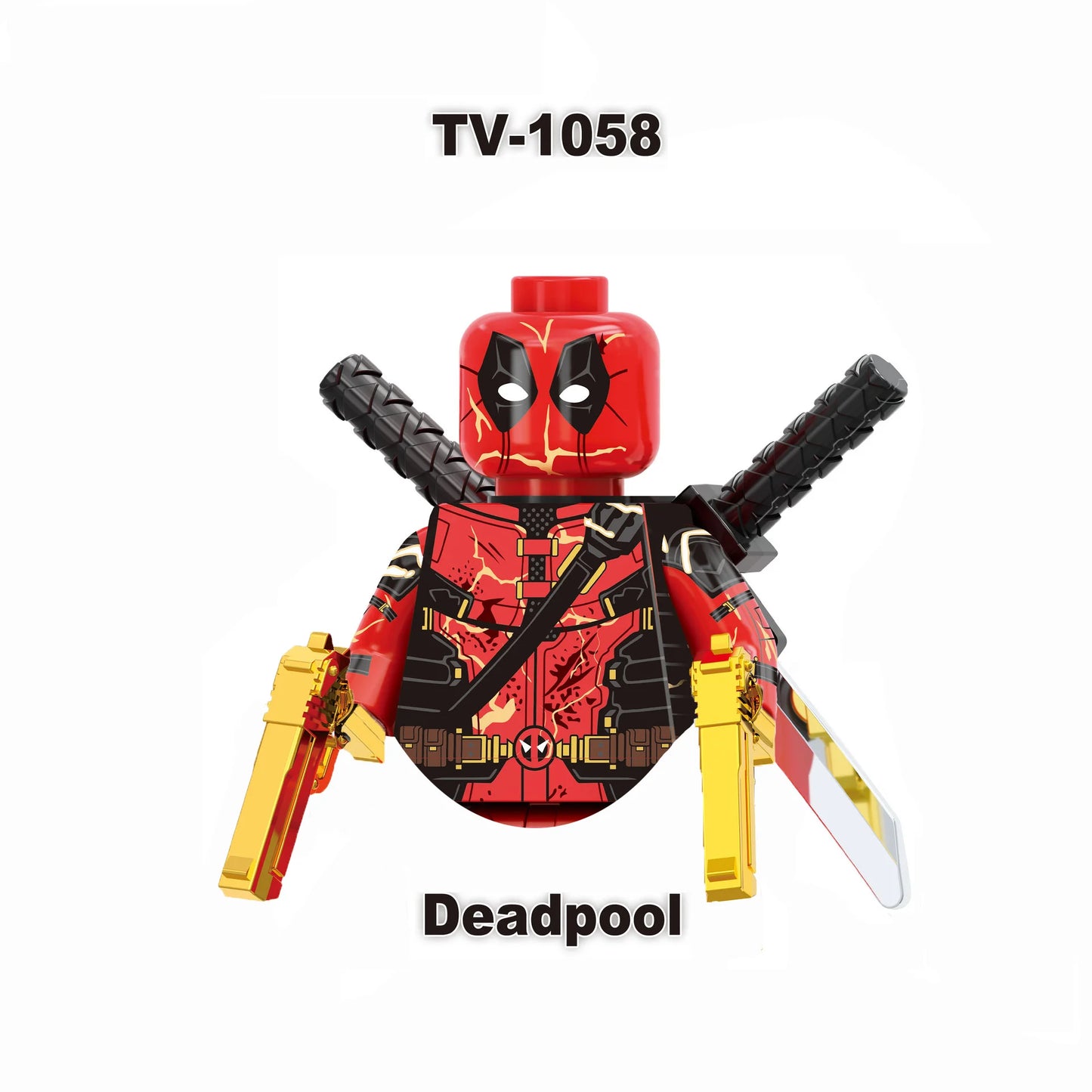 Hot toy Marvel Deadpool Wolverine Doctor Doom Building blocks Mini brick Toy X-Men Adult doll Children's holiday birthday gift
