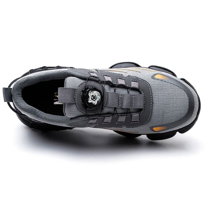 Indestructible Steel Toe Protective Safety Shoes Slip Resistant Abrasion Resistant Work Shoes Men Tough Comfortable Sneaker 