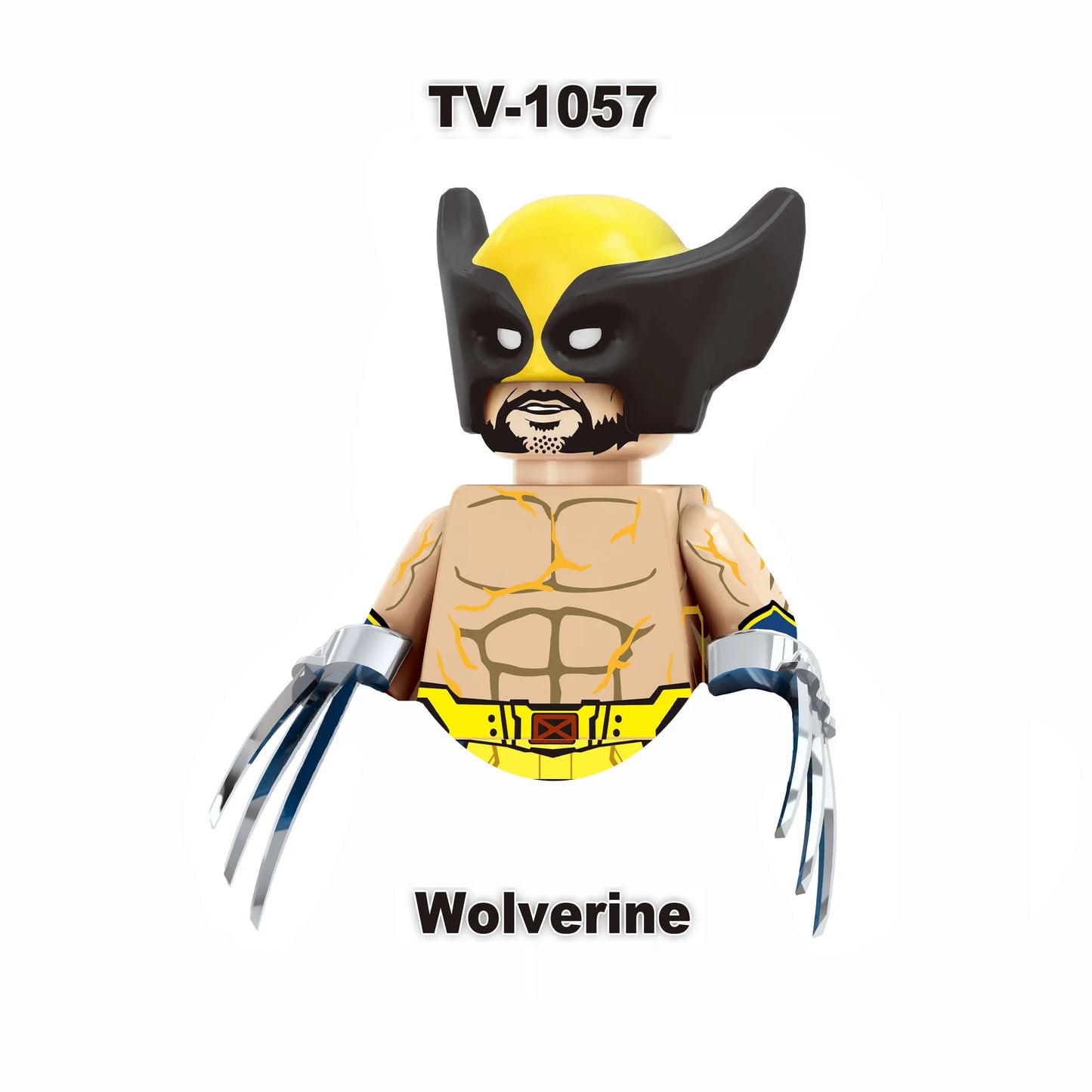 Hot toy Marvel Deadpool Wolverine Doctor Doom Building blocks Mini brick Toy X-Men Adult doll Children's holiday birthday gift