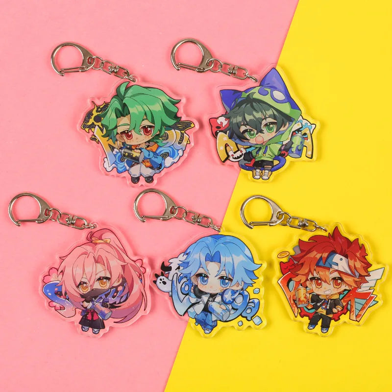 2021 Keychains SK8 The Infinity Reki Kyan Langa Hasegawa Miya Cherry Blossom Joe Anime Acrylic Key Ring Pendant Cutey Key Chain