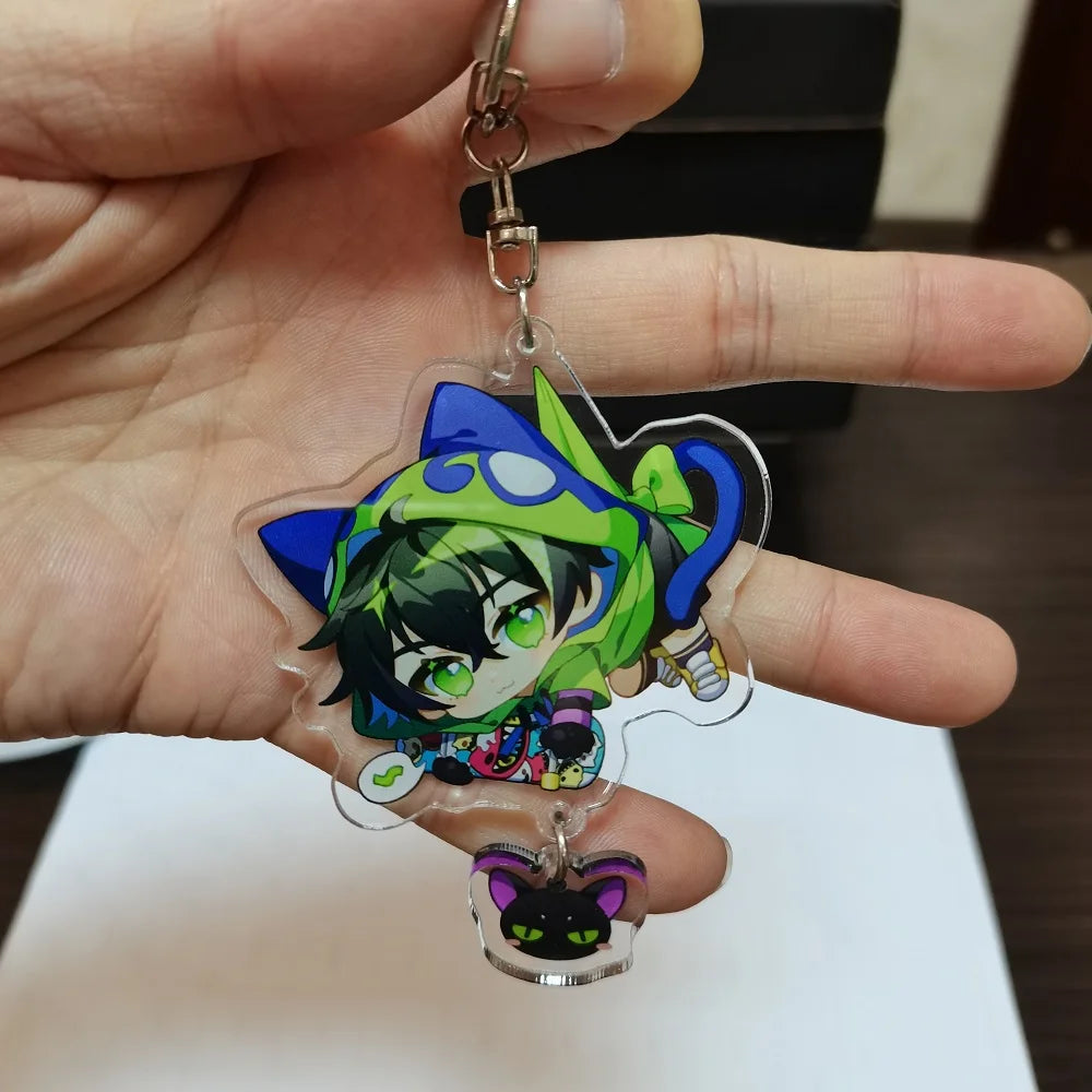 2021 Keychains SK8 The Infinity Reki Kyan Langa Hasegawa Miya Cherry Blossom Joe Anime Acrylic Key Ring Pendant Cutey Key Chain