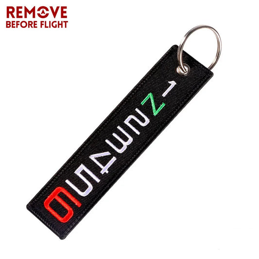 1PC Keychain 6 5 4 3 2 1 Embroidery Motorcycles Key Ring Bijoux chaveiro para Key Ring for Cars Gifts Key Tag Fobs OEM KeyChain