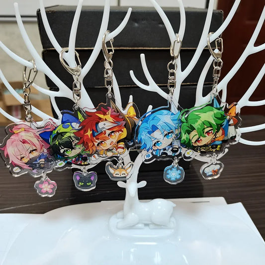 2021 Keychains SK8 The Infinity Reki Kyan Langa Hasegawa Miya Cherry Blossom Joe Anime Acrylic Key Ring Pendant Cutey Key Chain