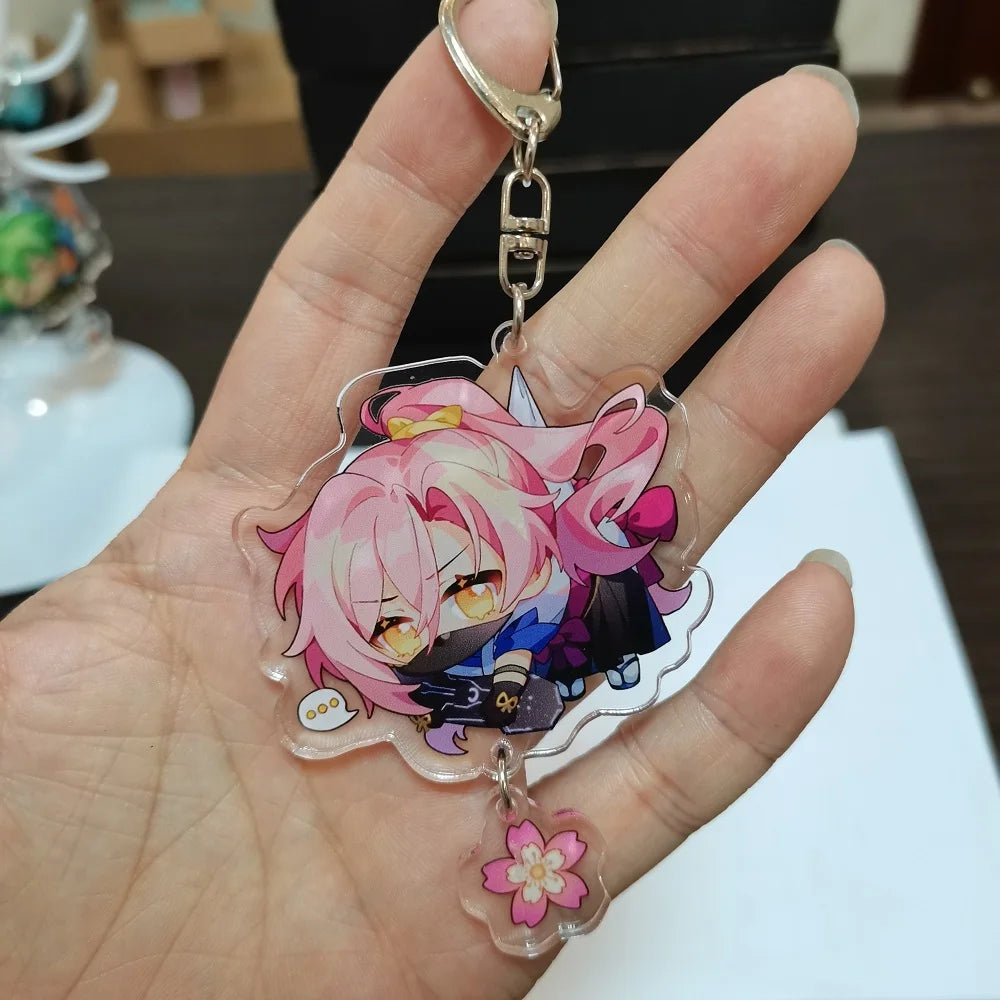 2021 Keychains SK8 The Infinity Reki Kyan Langa Hasegawa Miya Cherry Blossom Joe Anime Acrylic Key Ring Pendant Cutey Key Chain