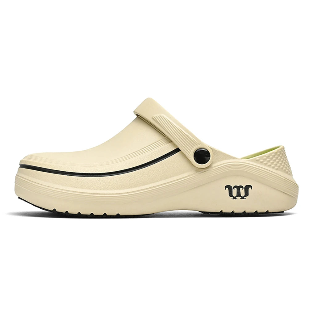 EVA Chef Shoes Lightweight Work Shoes Non-slip Outdoor Safety Shoes Waterproof Comfortable Walking Shoes Oil-proof for Kitchen