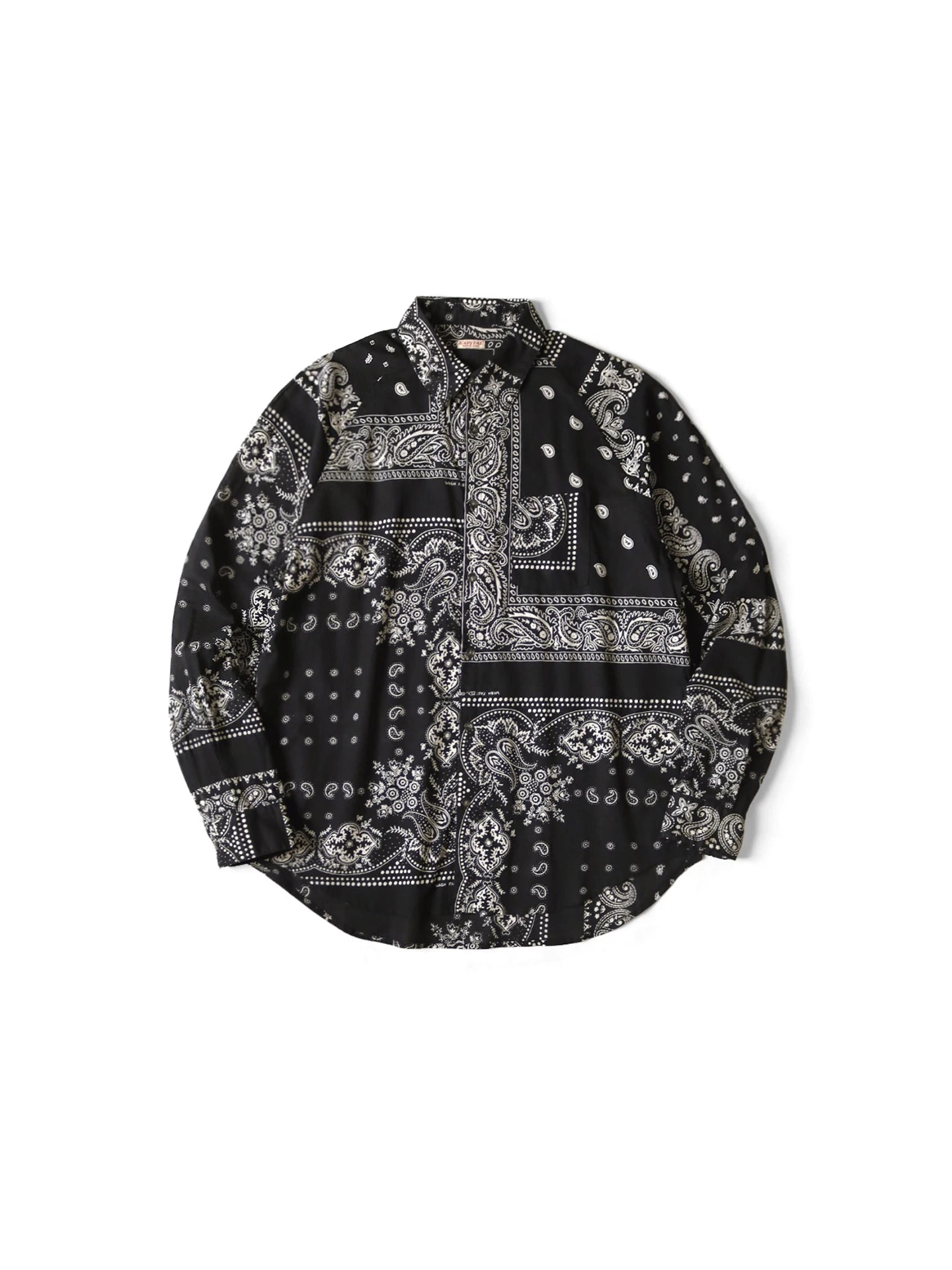 25SS KAPITAL Hirata and Hongri Casual Cashew Flower Breathable Lightweight Collared Loose Long Sleeved Shirt for Men