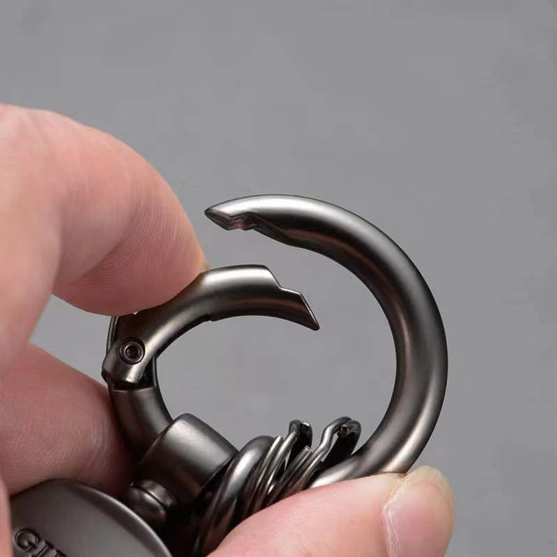 Car Key Chain Rings Metal Leather Keychain Exquisite Anti-lost Universal Keyring For KIA RIO 2 3 4 5 Xline x line Accessories