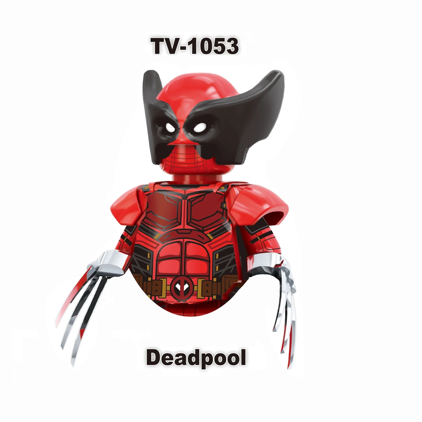 Hot toy Marvel Deadpool Wolverine Doctor Doom Building blocks Mini brick Toy X-Men Adult doll Children's holiday birthday gift