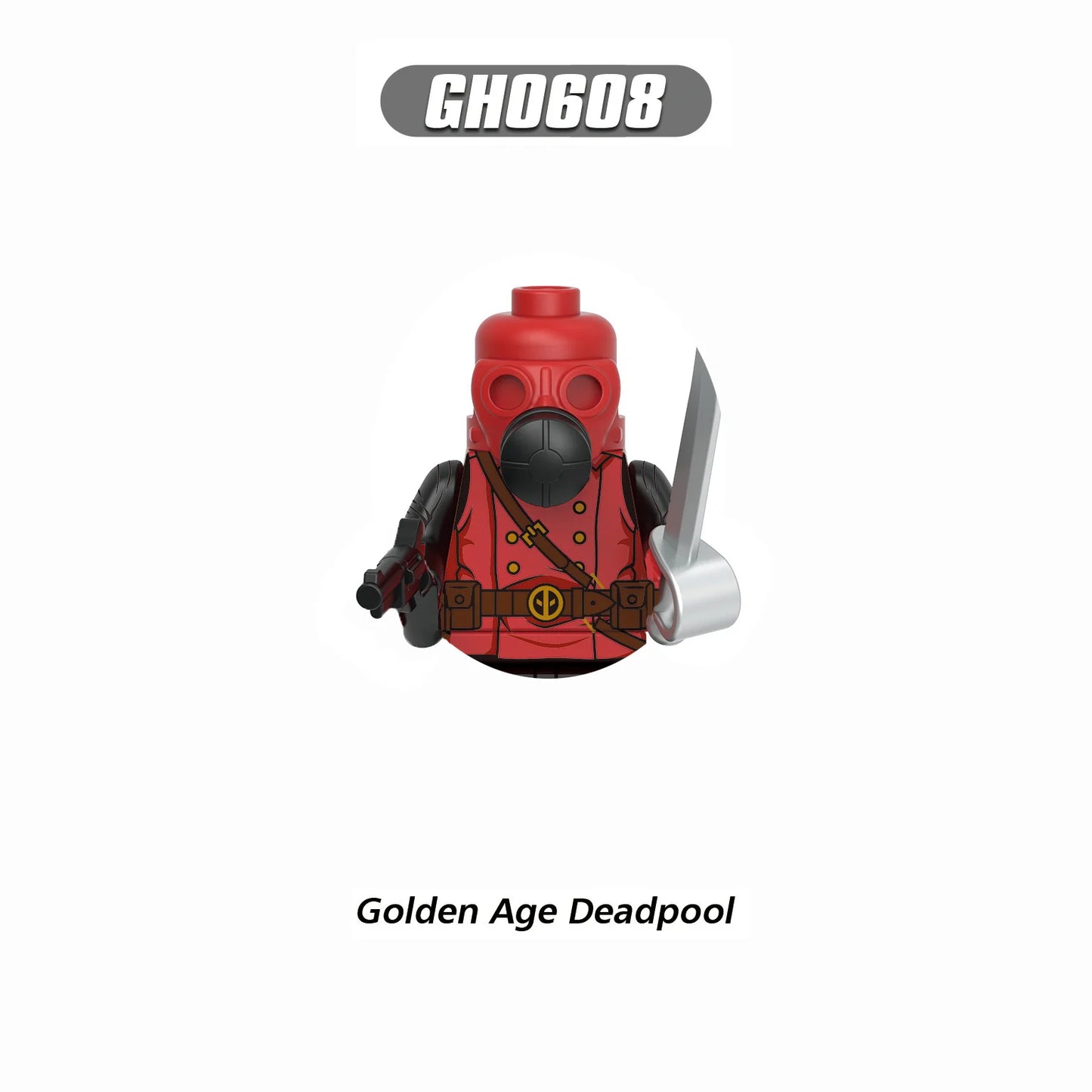 Hot toy Marvel Deadpool Wolverine Doctor Doom Building blocks Mini brick Toy X-Men Adult doll Children's holiday birthday gift