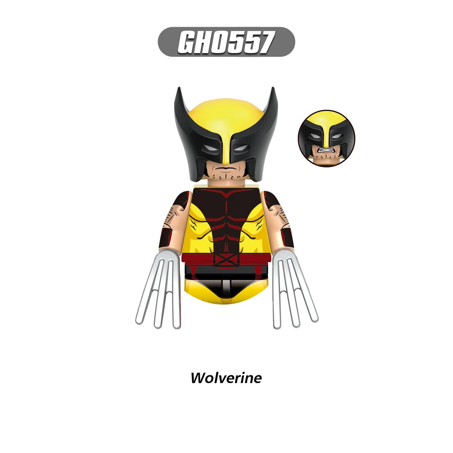 Hot toy Marvel Deadpool Wolverine Doctor Doom Building blocks Mini brick Toy X-Men Adult doll Children's holiday birthday gift