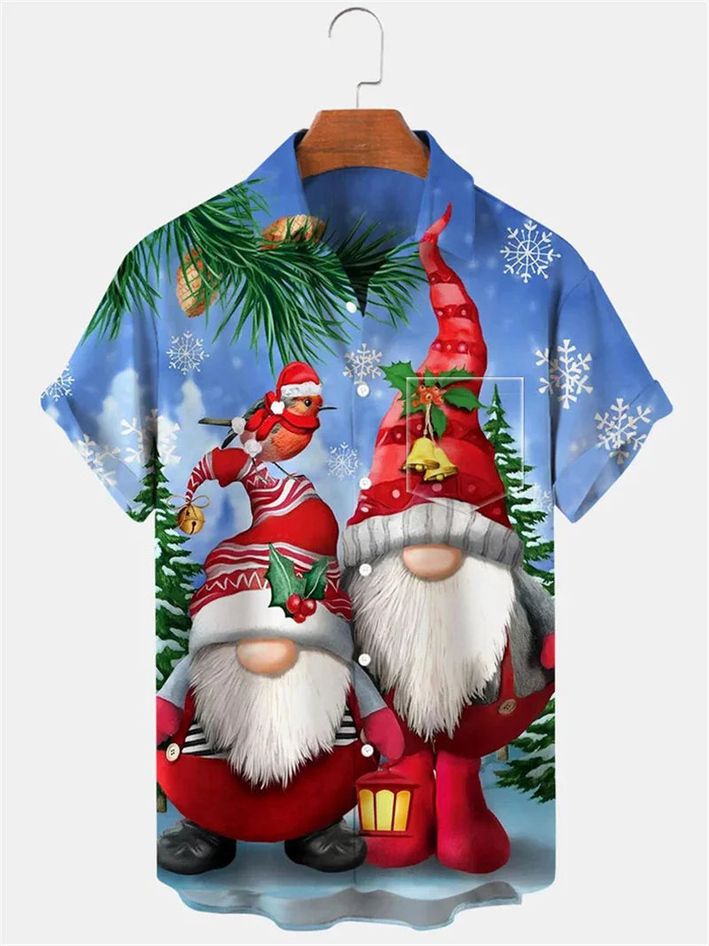 2025 New Short sleeved Shirt for Men's Summer, Thin, Trendy, Slimming, Business, and Casual Short sleeved Shirt